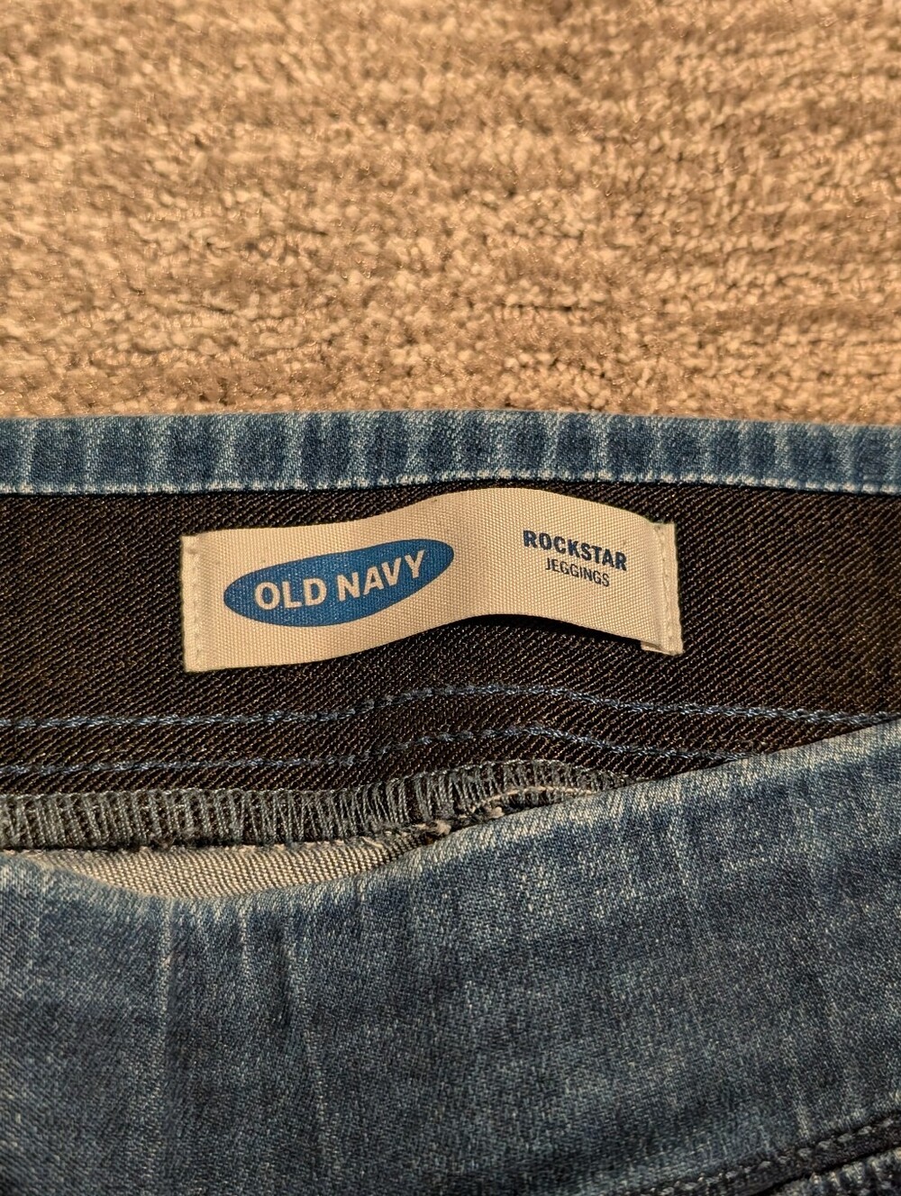 Old Navy Rockstar Jeggings Medium Wash - Women’s 12 - Picture 6 of 10